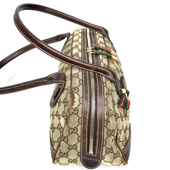 Authentic Gucci brown monogram Princy shoulder bag - Picture 15 of 16